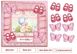 Its a Girl Quick Card