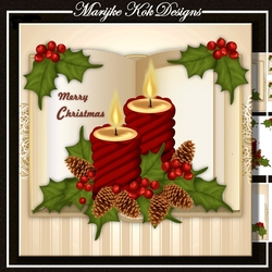 Christmas Candles Book Mini Kit