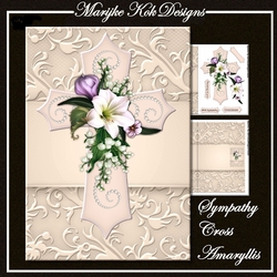 Sympathy Cross Amaryllis Mini Kit