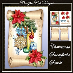 Christmas  Snowflake Scroll Mini Kit