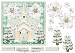 Christmas Church Quick card