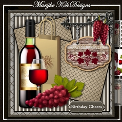 Male Card Birthday Cheers Mini Kit