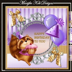 Cute Party Squirrel