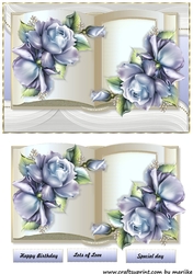Beautiful Book & Roses