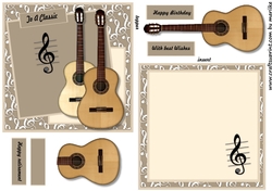 All In One Male card Guitar