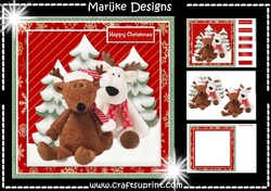 Cute Reindeers Mini Kit