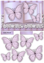 Butterflies Book Lavender