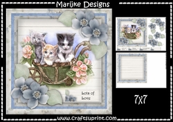 Vintage Kittens Mini Kit