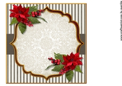 Male Christmas card INSERT