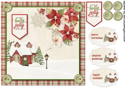 Cozy Christmas Card Topper