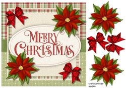 Christmas Bows & Poinsettias