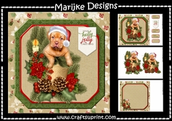 Cute Puppys Christmas Mini Kit