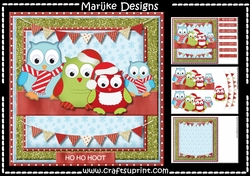 Happy Christmas Owls Mini Kit