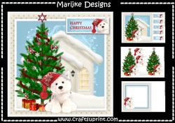 Cute Christmas Puppy Mini Kit