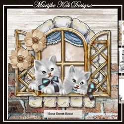 New Home Kittens In Window Mini Kit