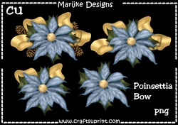 CU Designer Resources Poinsettia Bow