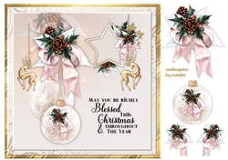 Christmas Quick card Richly Blessed