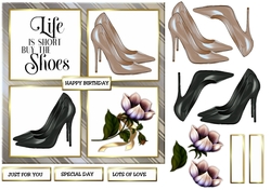 Fabulous Shoes Grey & Light Grey