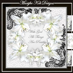 Encouragement Lilies & Lace Mini Kit
