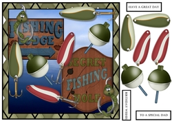 Male card Fishing Lodge