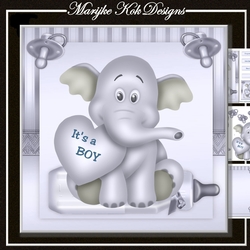 Baby Boy Cute Elephant