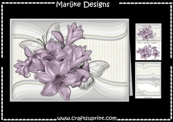 Lovely Lilies In Light Purple Mini Kit