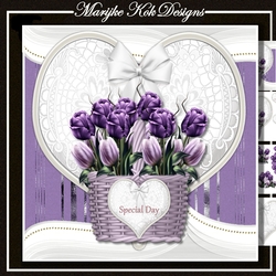 Tulips Basket Mini Kit