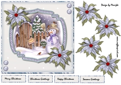 7x7 Cute Snowman