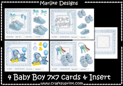 Bumperkit with 4 7x7 quick cards Baby BOY