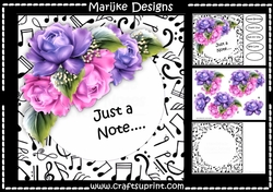 Just a Note Music & Roses Mini Kit