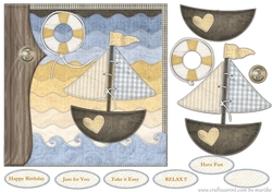 Quick Card Nautical Birthday ( BOY)
