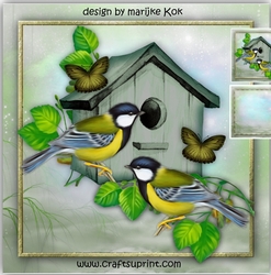 New Home Dark Grey Birdhouse Mini Kit