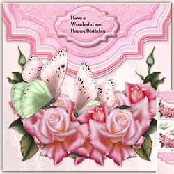 Edwardian Roses & Butterflies Mini Kit