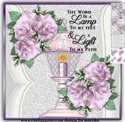 Dream Roses, Lantern & Verse Mini Kit