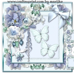 Vintage Roses & Fuchsias Mini Kit