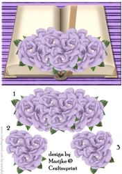 Book Lavender Peonies