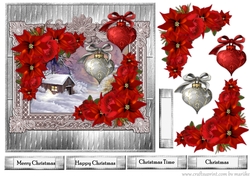 Christmas Cottage In Frame