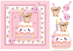 Its a Girl Quick Card