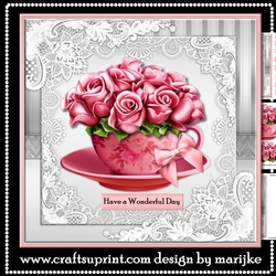 Tea Cup Roses Mini Kit