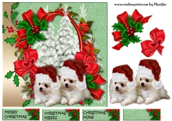 Cute Christmas Puppies 3