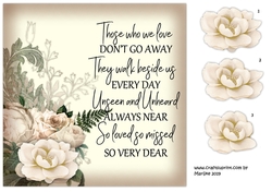 Sympathy Vintage Flowers & Verse 1