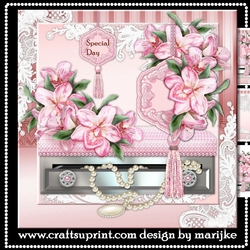 Elegant Pink Orchids Min Kit