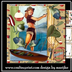 Fishing Lady Mini Kit