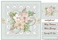 Card Topper Winter Flowers