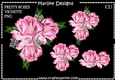  CU Pretty Roses Corner Vignette In Pink