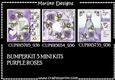 Bumperkits Purple Roses 3 Mini Kits