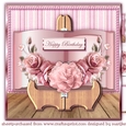 Book On Standard Vintage Pink Roses Mini Kit