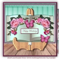 Book On Standard Vintage Roses & Butterflies Mini Kit
