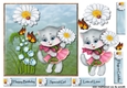 Cute Birthday Girl Spring Flowers
