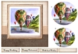 Male card Hot Air Balloons
